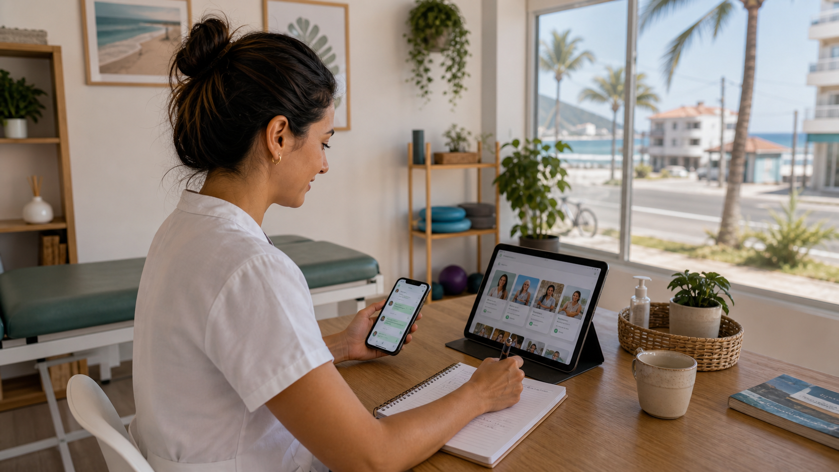 Fisioterapeuta em Itapoá com presença digital ética e agendamento