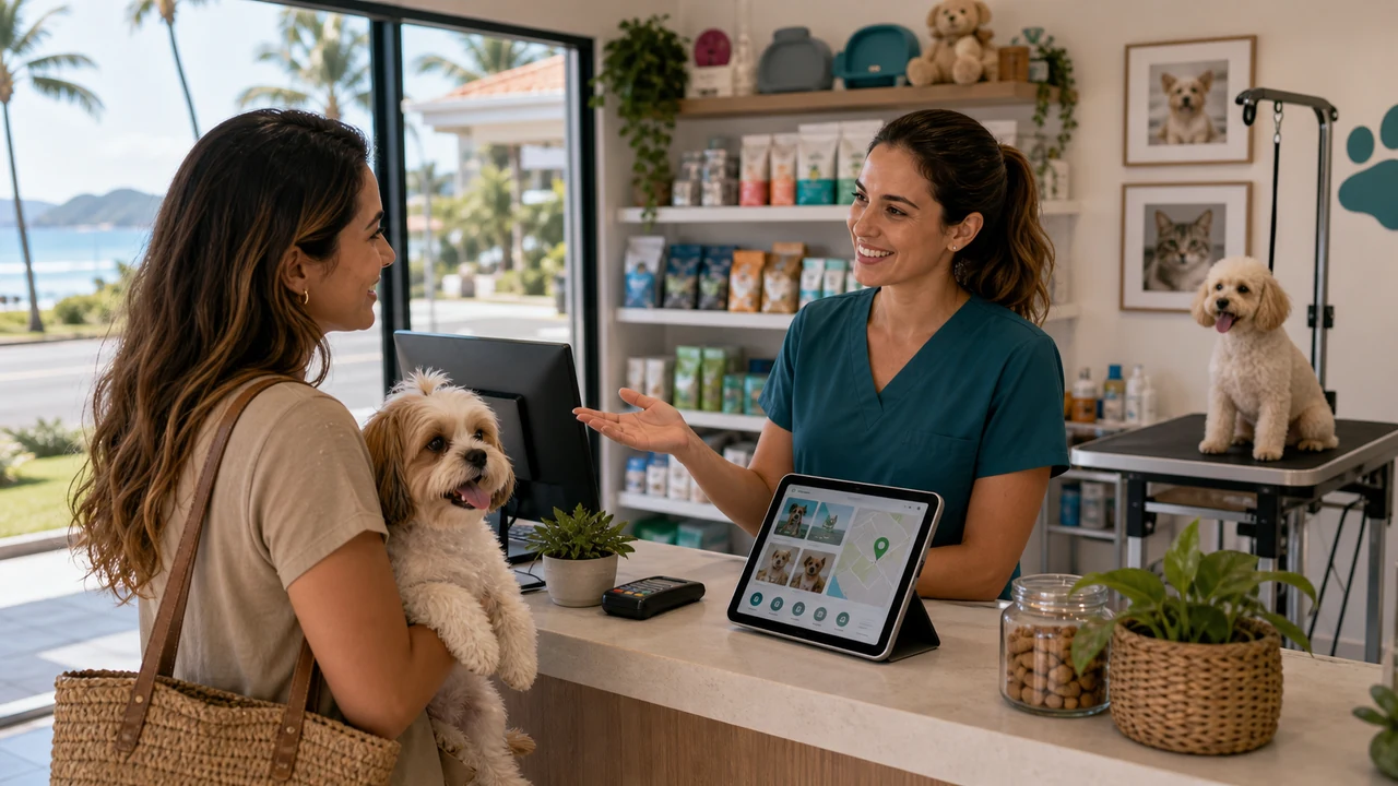 Pet shop em Itapoá aparecendo no Google para morador e turista com pet